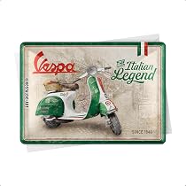 Retro Blechpostkarte „You Make Me Happy“ – 10x14 Cm, Mit Umschlag, Made In Germany