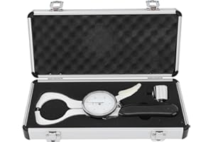 Leapiture Skin Fold Copia del grasso corpore di misurazione Misurazione Strumento Pinza a grasso corporeo Accuratezza calibri per il grasso corporeo per il monitoraggio a forma fisica 'IMC