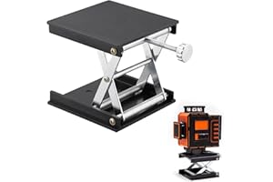 TMRBBESTY Sollevatore Laboratorio,Piattaforma Elevatrice Lega di Alluminio,Laboratorio Piattaforme Elevatrici,Sollevatore Forbice Laboratorio,Altezza Regolabile 26-90mm,Per istituti di ricerca e laboratori