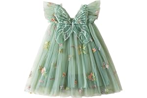 NNJXD Baby Girl Tulle Dress Casaul Summer Strap Sleeveless Dresses