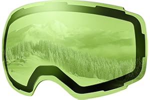 OutdoorMaster Maschera da Sci PRO Lente di ricambio - 10+ Scelta