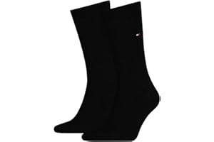 Tommy Hilfiger 4 Paar Classic Herrensocken im Vorteilspack, 43-46, Black / Black