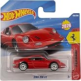 Hot Wheels Ferrari Dino 206 GT Red - JJH56 - Short Card (1/64)