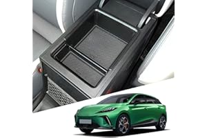 HIGH FLYING pour MG4 EV EH32 2022-2023 Noir Intérieur Central Voiture Accoudoir Boîte de Rangement Support Plateau Accessoires Auto