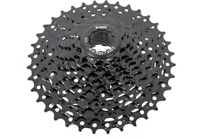 KMC React Casete de 10 velocidades, Negro, 11/36T