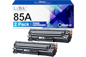 LxTek CE285A 85A Tóner Compatible para HP 85A Tóner para HP Laserjet P1102W P1102W Tóner P1102 M1212NF M1132MFP M1217NFW M1212 M1132 M1210 M1210MFP P1109 Negro (2 Pack)