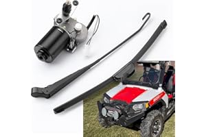 GEARMONSTER Kit de motor de limpiaparabrisas universal de 12 V, motor de limpiaparabrisas con brazo y escobilla, brazo limpiaparabrisas, motor para tractor, caravana y barco de pesca