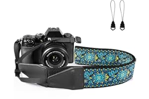 BestSounds Camera Strap, Jacquard Weave 2" Shoulder Neck Straps for All DSLR Cameras Men Women Photographers