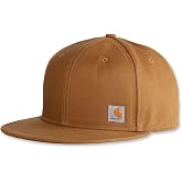 Carhartt Unisex Firm Duck Flat Brim Cap