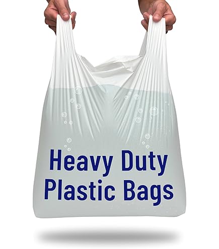 Sac En Plastique 100 Sacs De Transport En Plastique Blanc