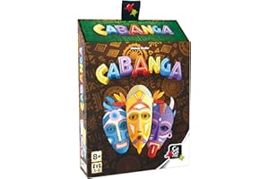 GIGAMIC - CABANGA - Jeu de Cartes stratégique aux Parties animées - Parties Rapides Entre Amis ou en Famille - De 3 à 6 Joueurs - Dès 8 Ans !
