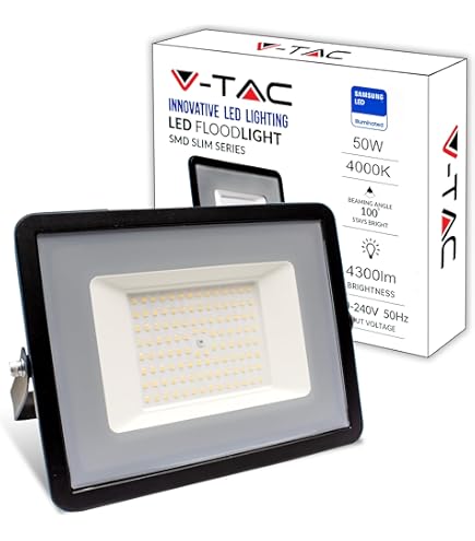 TrAdE Shop Traesio - Faro Led 200 W Ultra Slim Esterno Nero Ip65 Luce Fredda Naturale Calda Fs200w N 79275462 - Foto 11