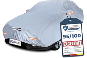 Upgrade4cars Funda Coche Exterior Impermeable Universal | Lona para Tapar para Verano & Invierno | Coche - L (483 * 178 * 121 cm)