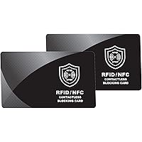 Protezione Rfid per Carte di Credito Contactless – Scheda di Blocco Nfc - Proteggi Carta Bancaria, Passaporto, Documento D’Id