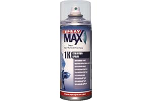 SprayMax 1K strukturerad färg svart medium 400 ml