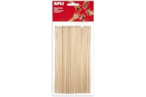 APLI KIDS Apli 13483 - Sachet de 50 Pics en bois naturel pour loisirs créatifs