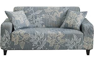 ‎HOTNIU HOTNIU Sofa Überwürfe Sofabezug 1 Sitzer Sesselbezug Elastischer Couchbezug Sofahusse Antirutsch Sofabezüge Sofa Abdeckung Stretch Couch Überzug Sofa Hussen für Sessel mit 1 Kissenbezug, Muster#QSYR