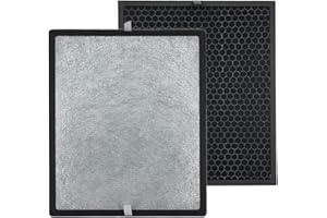PUREBURG LV-PUR131 True HEPA Replacement Filter Set Compatible with Levoit LV-PUR131 LV-PUR131S Air Purifiers Part LV-PUR131-RF, H13 4-Stage Filtration,1+1