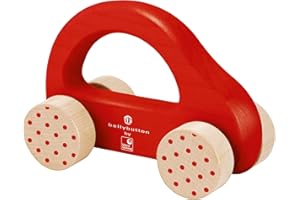 ‎SELECTA Selecta 64007 Kleiner Flitzer, Greifling - bellybutton, 3 Monate to 1 Jahr, rot, 10 cm