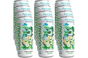 GENERIC Pure Young Coconut Water Drink 12 x 320ml | Isotonic Coconut Drink | Naturally Hydrating & Refreshing | No Additives & No Added Sugar | Gluten Free, Dairy Free & Vegan