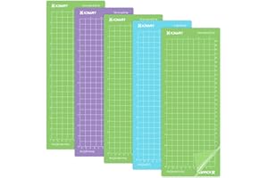 XINART Schneidematte für Cricut Joy Plotter (4,5 x 12 Zoll,30,5 cm x 11,4 cm, 3 StandardGrip+1 LightGrip+1 StrongGrip) Haltbare, rutschfeste Schneidematten Kompatibel mit Cricut Joy Zubehör