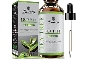 Kanzy Tea Tree Oil 60ml - 100% natural and vegan solution for skin, hair, face, nails and aromatherapy.