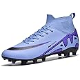 BLBK Football Boots Mens Professional Football Boots Unisex Outdoor Kids high Tops Suitable for Artificial Turf AG Competition Training Shoes