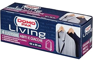 DOMO PAK DOMOPAK LIVING ABITI E GIACCHE 4 PEZZI