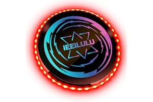 IEEILULU Disco Volador LED, Disco Volador, Disco Volador Iluminado con 49 LED, Reutilizable, Disco Ultimate Frisbee para Adultos Niños Actividades Al Aire Libre En Familia