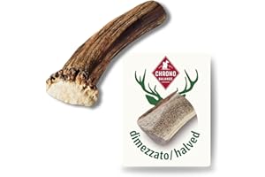 ChronoBalance® M Bastoncini da masticare per cani in corno di cervo: giocattolo naturale per cura dentale, 100% sostenibile e privo di sostanze chimiche