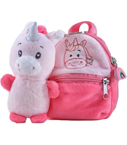 Kögler 75784 - Friends2Go, pluche kat Mai in pluche rugzak, ca. 12,5 cm groot, schattig pluchen speeltje in praktische rugzak