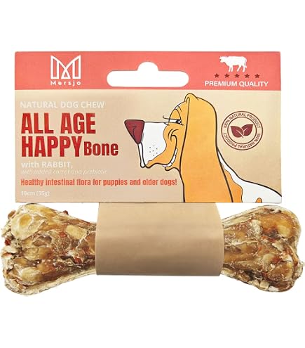MERSJO Forever Young Bone – Osso Masticabile Per Cani Al Fagiano Con Bacche Di Goji E Probiotico, 13.5 Cm 70g