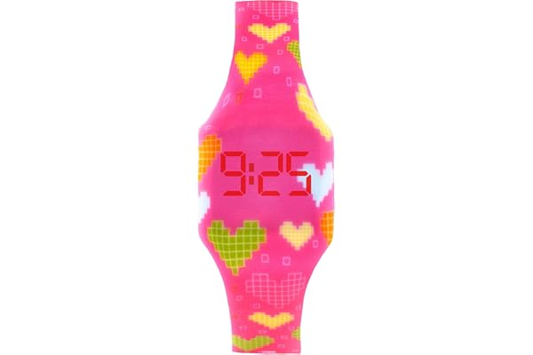 Kiddus Montre LED Digitale pour Enfant : Montre Bracelet en Silicone Souple pour Garçons et Filles, Pile Japonaise Remplaçable de Longue Durée, Légère