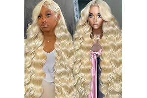 ARSOLA 28 Inch 13x6 Lace Front Wig Human Hair 200 Density 613 Blonde Wig Body Wave Lace Front Wigs Human Hair Pre Plucked 613 HD Lace Frontal Wig for Women