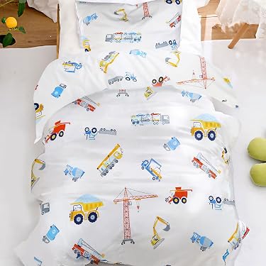 Copripiumino Per Bambini 155x220 Cm – Stampa Fumetto 3D, Microfibra Alta Qualità, Con 2 Federe 50x75, Comodo E Resistente