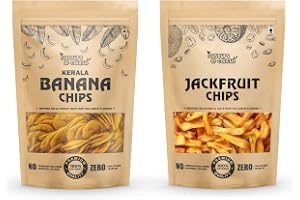 Flavours of Calicut - Kerala Chips Combo - Banana Chips (500g) & Jackfruit Chips (500g) - 1kg