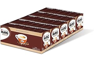 CAFFÉ HAG Hag - Caffè Macinato Decaffeinato Gusto Classico - Miscela per Macchina Caffè Espresso e Moka - 5 confezioni da 40 bustine (Totale 200 bustine)
