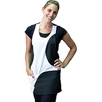 Grembiule Da Lavoro Donna - Davantino Con Tasche, Ricamo Gratuito, Made In Italy, Poliestere