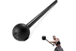 ‎YES4ALL Yes4All Stalowy młot do treningu siłowego – wsparcie całego ciała, mięśni, ramion, chwytu i przedramion, do rehabilitacji oraz rozciągania 2,3/3,2/4,5/6,8/9/ 11,3/13,6 kg, dla kobiet i mężczyzn