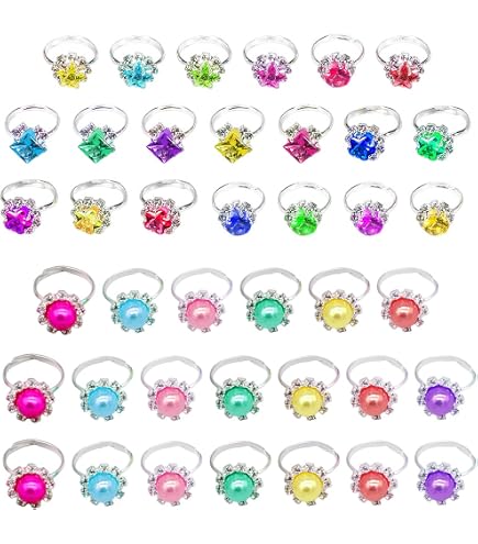Simba 105560071 – Steffi Love Girls Diamante Anillos, de 2 Sort , color/modelo surtido