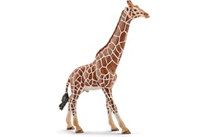 Schleich- Figura de Jirafa Macho, Color Marrón, 17cm (14749)