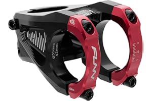FUNN Attacco Manubrio Equalizer con variazione di Altezza di 10 mm - Lunghezza Attacco di 42 mm con Collarino Manubrio da 35 mm (Rosso)