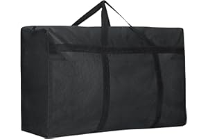 WENYA Sacs de rangement extra larges de 150 L, tissu Oxford 1680D imperméable avec fermeture éclair et poignée pour couettes, literie, vêtements et déménagement
