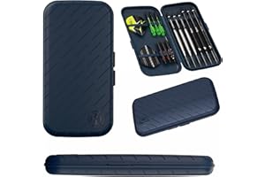 Harrows Darts Case Slim Case | Das kleinste und leichteste 6-Dart-Etui der Welt | Dart-Halter | Dart-Etui für 3 Darts und 6 Darts | Robuste Hydrocarbon-Konstruktion (Blau)