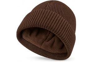Winter Cap for Men & Women Stylish, Beanie Cap, Woolen Cap for Man & Woman with Fur Inside, Round Shaped