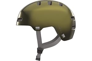 ABUS INDY Bike Helmet - Dirt Helmet for Dirt, Skate, Slope and MTB - with Optimised Shock Absorption - for Teenagers and Adults - Size S, Yellow