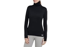 TCA Warm-Up da Donna Maglia a Collo Alto da Corsa Termica a Maniche Lunghe