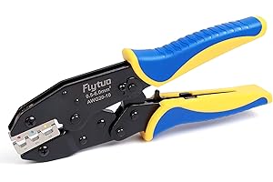 Flytuo Crimping Tool for Heat Shrink Connectors - Professional Wire Crimper - Wire Crimp Tool for Electrical and Automotive Use - Reliable Connections
