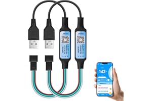 CERRXIAN Controller USB 5-24V Mini RGB Bluetooth,USB 5V Bluetooth Led Light Controller,WS2811 WS2812B Pixel Dream Color LED Strip