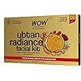 WOW Skin Science Ubtan Radiance Facial Kit for Glowing Skin|Helps Remove Tan and Gives Radiant Skin | 6 Easy Steps | Suitable for All Skin Types | Free Rose Water | Pack of 7